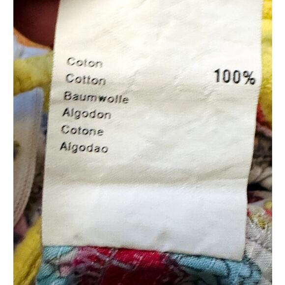 IKKS Yellow Floral Print Sleeveless Dress Toddler Girls Size 6 - Picture 6 of 6